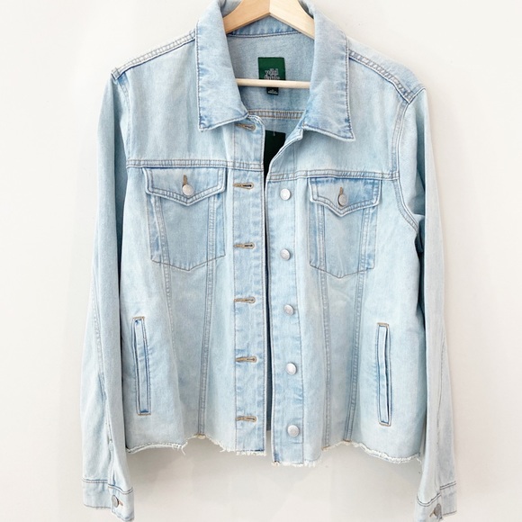 Wild Fable Light Blue Denim Jacket Size 